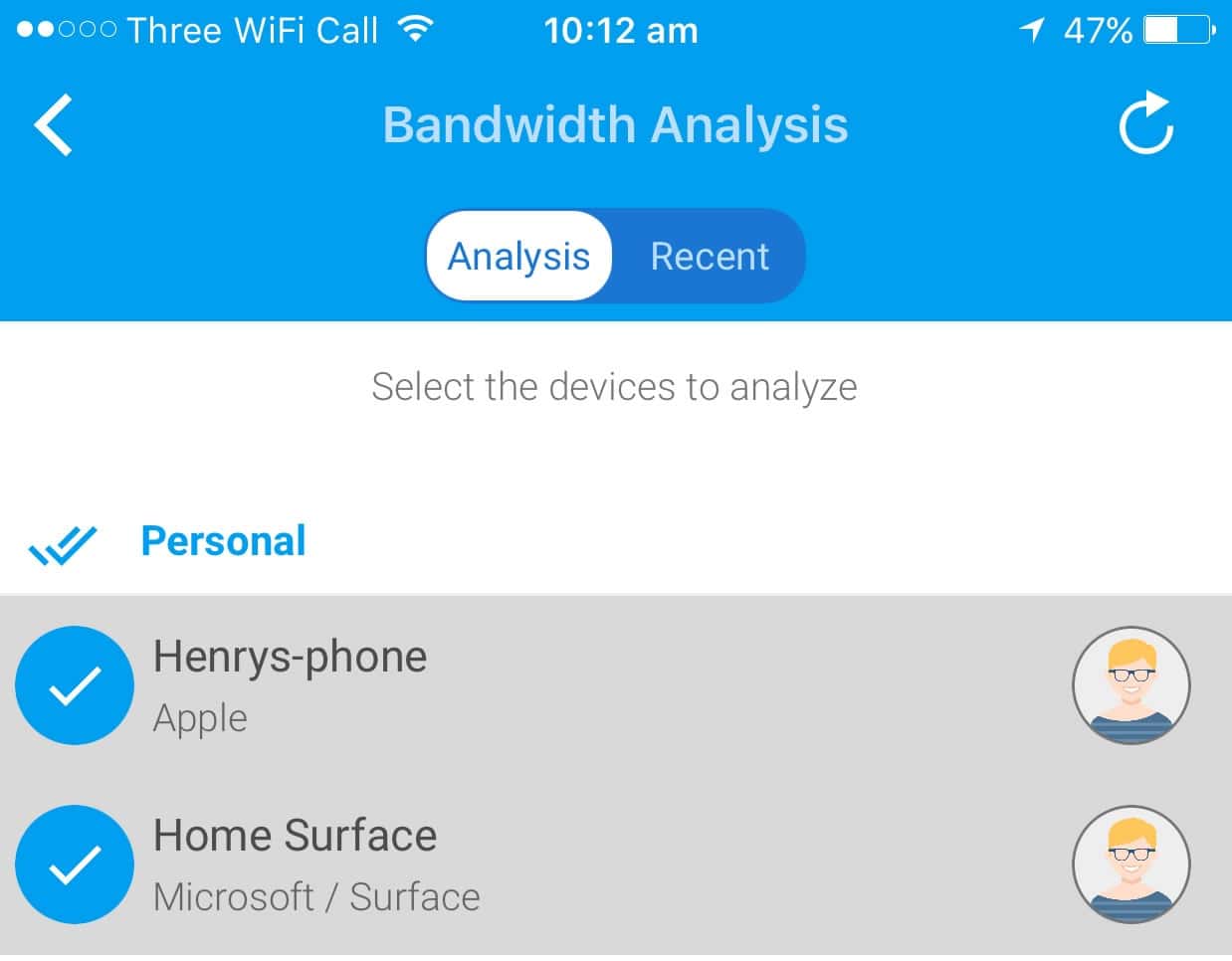 FingBox Bandwidth Analysis