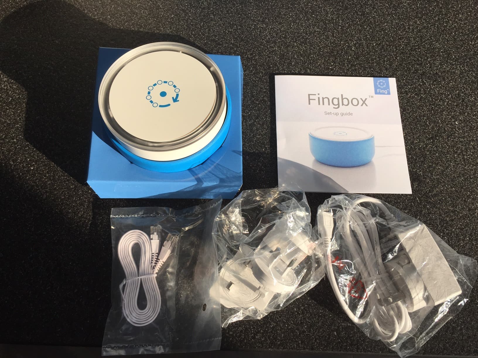 Fingbox unboxing