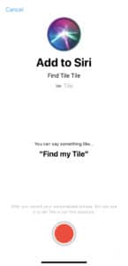 Tile Siri