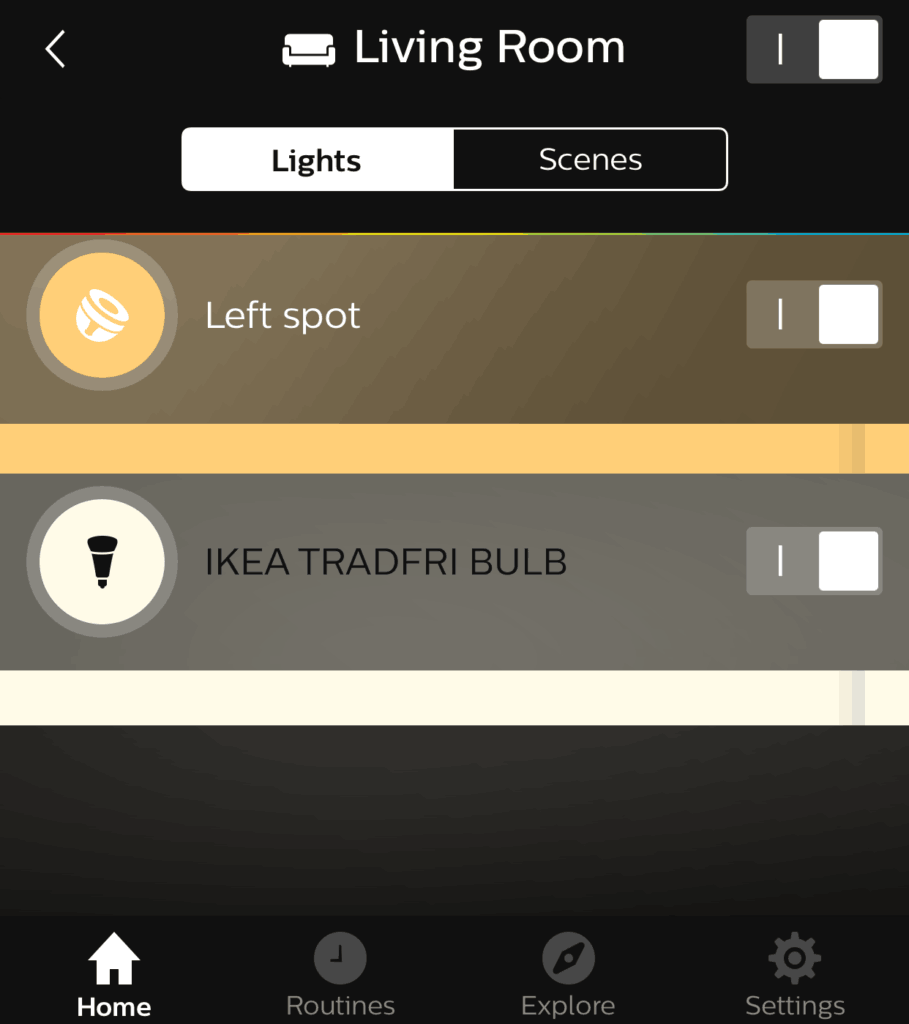 IKEA Trådfri added philips hue guide